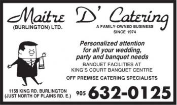 Maitre D\' Catering (Burlington) Ltd