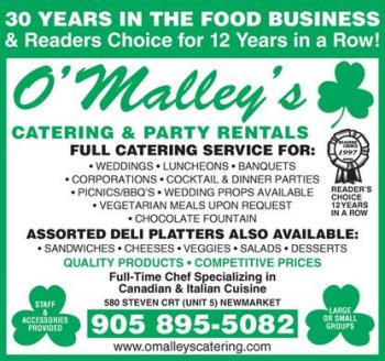 O\'Malley\'s Catering & Rentals