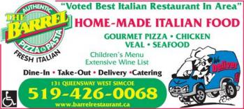 Barrel Pizza & Spaghetti House Restaurant