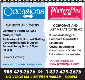 Occasions And Platters Plus Inc