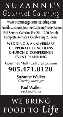 Suzanne\'s Gourmet Catering