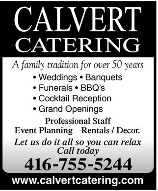 Calvert\'s Social & Corporate Catering