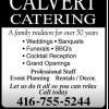 Calvert\'s Social & Corporate Catering