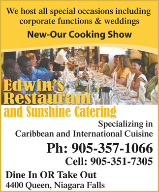 Edwin\'s Restaurant and Sunshine Catering