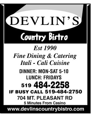 Devlin\'s Country Bistro & Catering